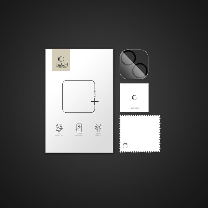 OSŁONA APARATU TECH-PROTECT CAM FIT+ IPHONE 14  / 14 PLUS / 15 / 15 PLUS CLEAR