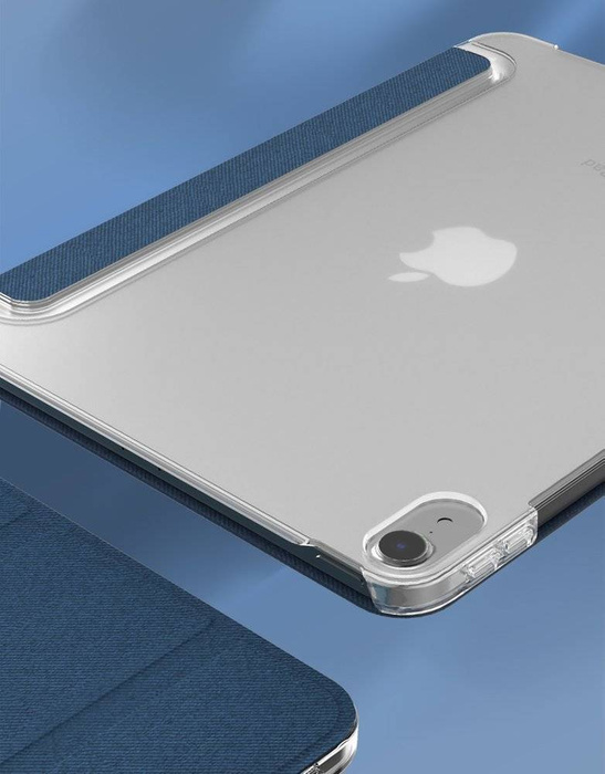 Kingxbar Business Series magnetyczne etui Smart Cover Sleep podstawka iPad Air 2020 / 2022 pomarańczowy