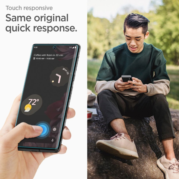 Spigen Neo Flex 2-pack Google Pixel 7 Pro Folia Hydrożelowa Clear