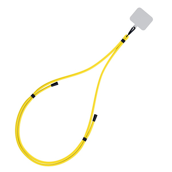 3MK EasyClip Yellow (black) smycz do telefonu