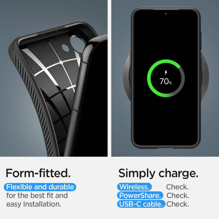 Etui Spigen Liquid Air Galaxy S23 Plus Matte Black Case