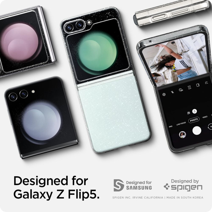 Etui Spigen Airskin Galaxy Z Flip 5 Glitter Crystal Case