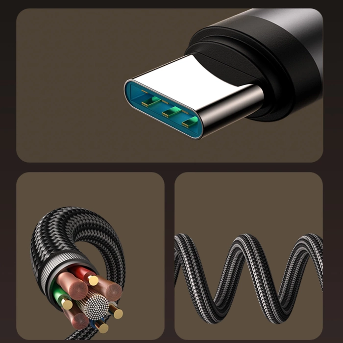 Kabel Joyroom S-A56 EnjoyX Series 90° USB-C - Lightning 30W 1,2m - czarny