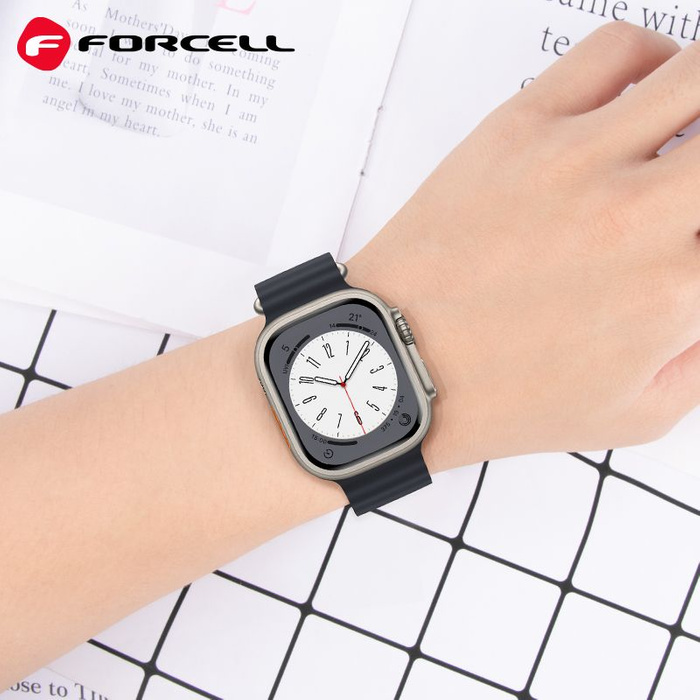 Pasek do Apple Watch Forcell F-Design FA12 dziurki silikon 38 / 40 / 41 mm niebieski