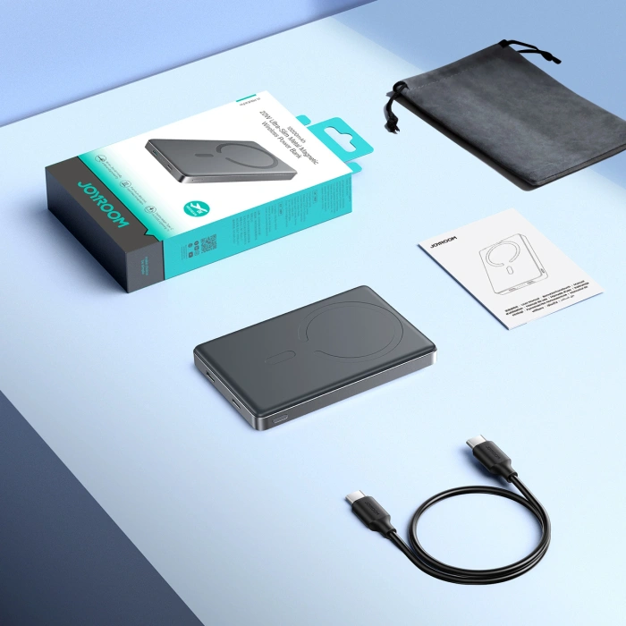 Powerbank Joyroom JR-PBM08 Pro 10000mAh ultracienki - szary