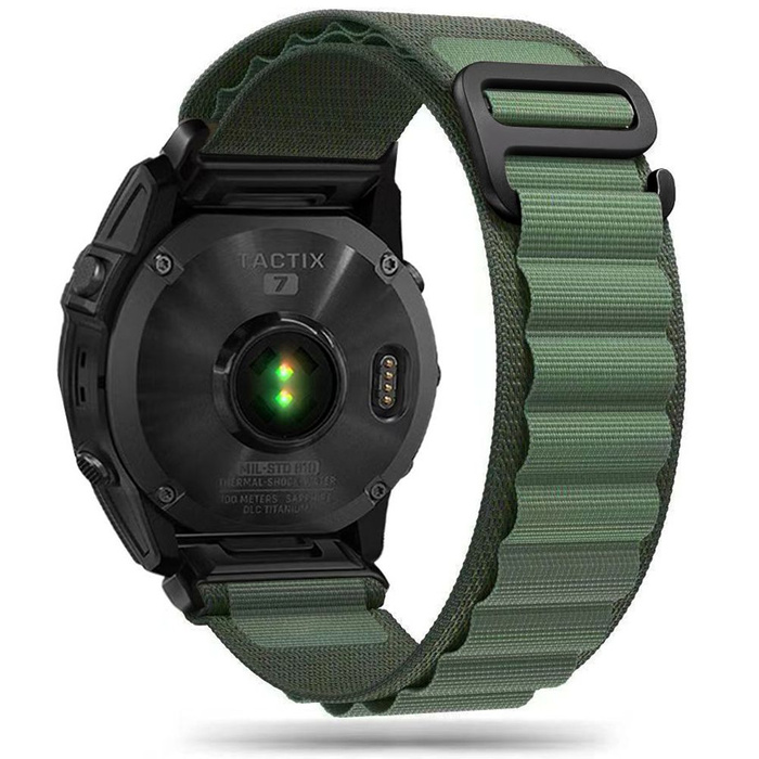 Pasek Tech-protect Nylon Pro Garmin Fenix 3 / 5x / 3hr / 5x Plus / 6x / 6x Pro / 7x Military Green