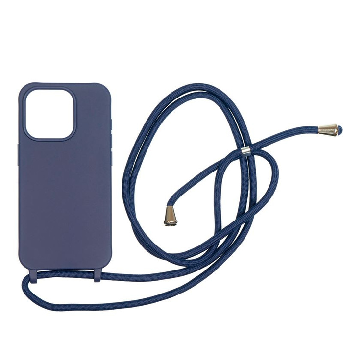 Mobile Origin Lanyard Case, blue - iPhone 15 Pro