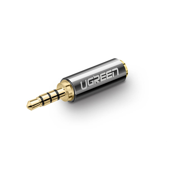 Ugreen adapter audio jack 2.5mm męski z jack 3.5mm żeński czarny (20501)