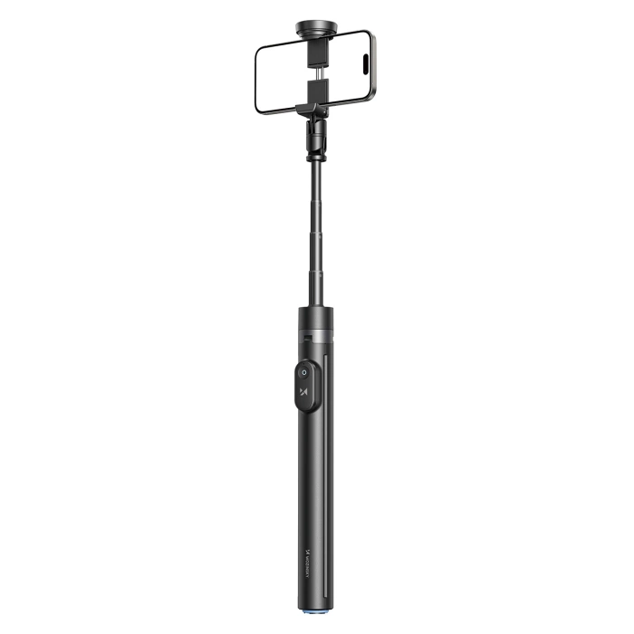 Selfie stick Statyw Wozinsky WRZP1 z automatycznie rozkładanymi nóżkami 1,7m Czarny