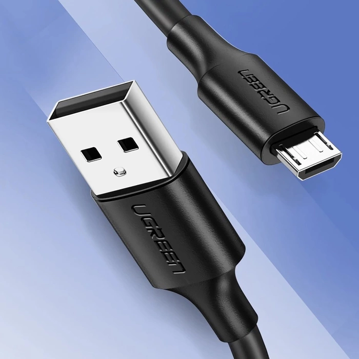 Kabel UGREEN USB-A Micro USB QuickCharge 3.0 2.4A 0.25m Czarny