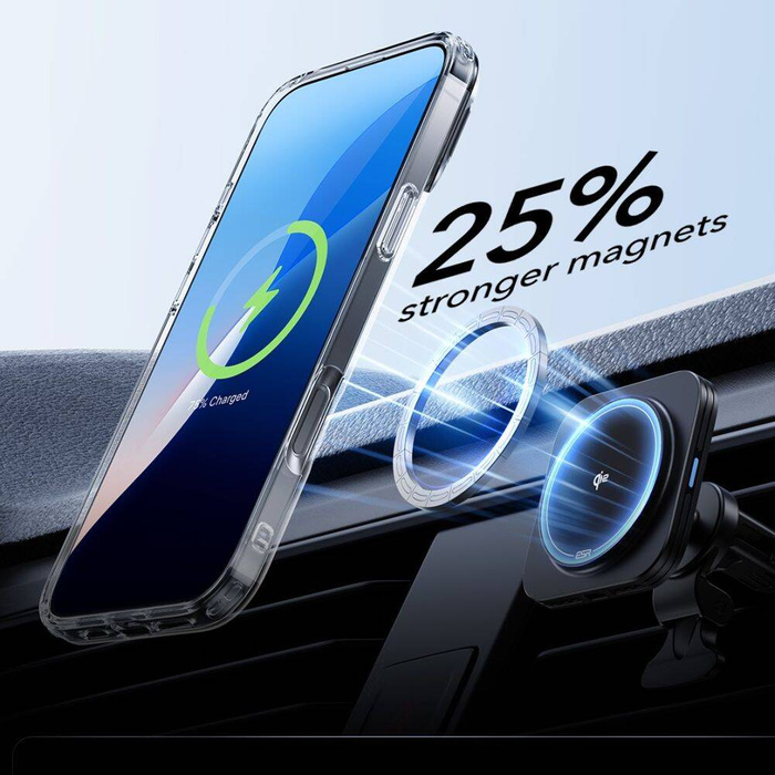 Etui ESR CLASSIC HYBRID KICKSTAND HALOLOCK MAGSAFE & TEMPERED GLASS IPHONE 16 PRO MAX CLEAR