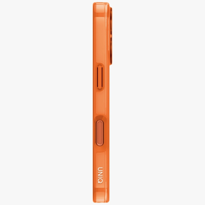 Etui UNIQ Clario do iPhone 17 Pro Max    Magclick Charging pomarańczowy