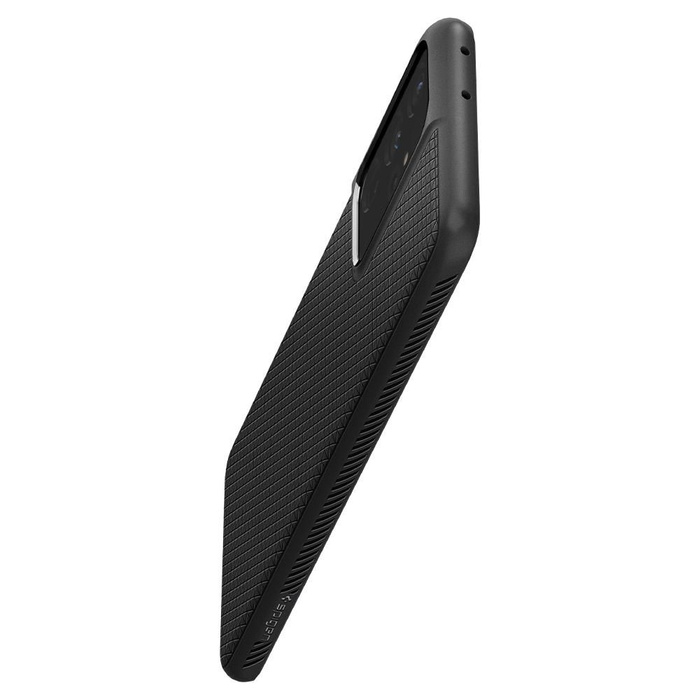 Etui SPIGEN Galaxy S21 Ultra Liquid Air Matte Black Czarne Case