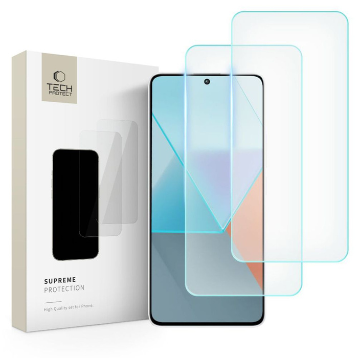 Szkło Hartowane Tech-protect Supreme Xiaomi Redmi Note 13 / 13 Pro / 4g / 5g Clear