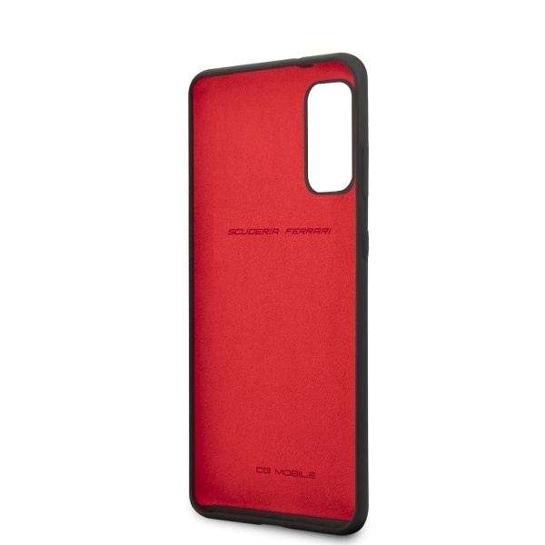 Etui FERRARI Samsung Galaxy S20 Silicone Czarny Case
