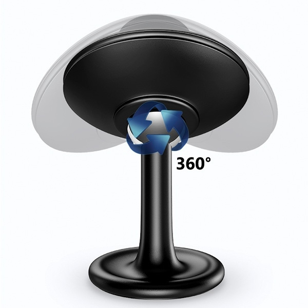 USAMS Uchwyt magnetyczny na kokpit deskę rozdzielczą klejony regulowany stojący czerwony