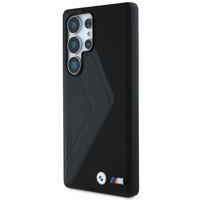 Etui BMW Leather Oversized Stripes        MagSafe do Samsung Galaxy S25 Ultra czarny