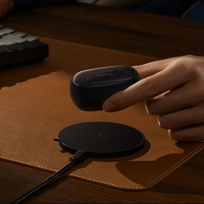 Słuchawki bezprzewodowe BASEUS bluetooth TWS ANC IPX6 MA20 Pro czarne