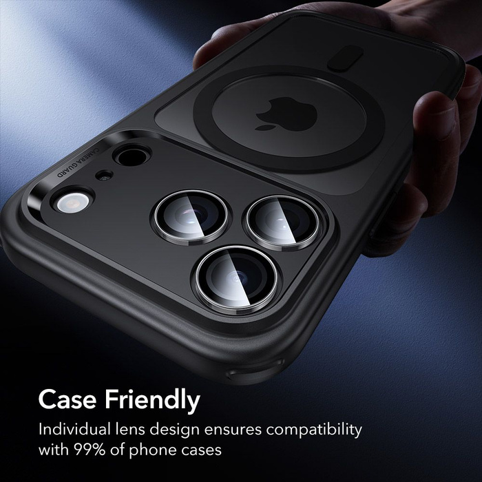 OSŁONA NA APARAT ESR ARMORITE CAMERA PROTECTOR IPHONE 14 PRO / PRO MAX / 15 PRO / PRO MAX / 16 PRO / PRO MAX / 17 PRO / PRO MAX CLEAR