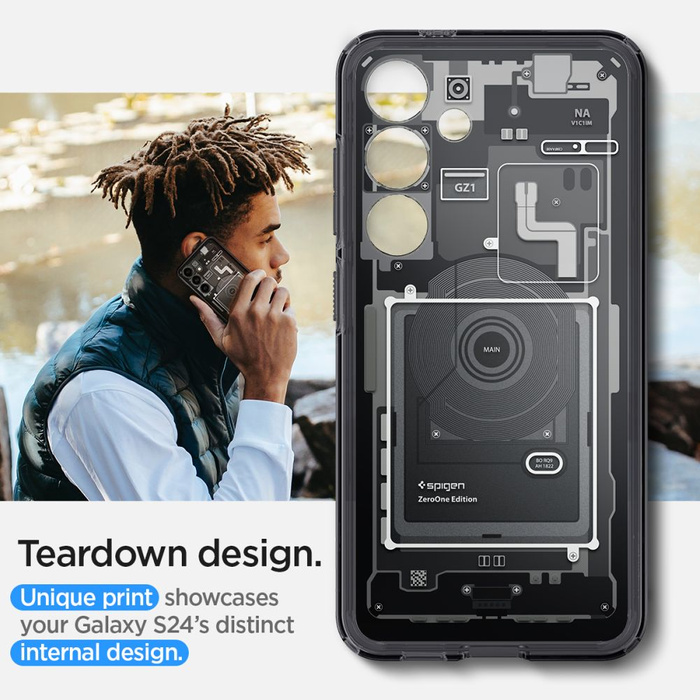 Etui Spigen Ultra Hybrid Samsung Galaxy S24 Zero One Case