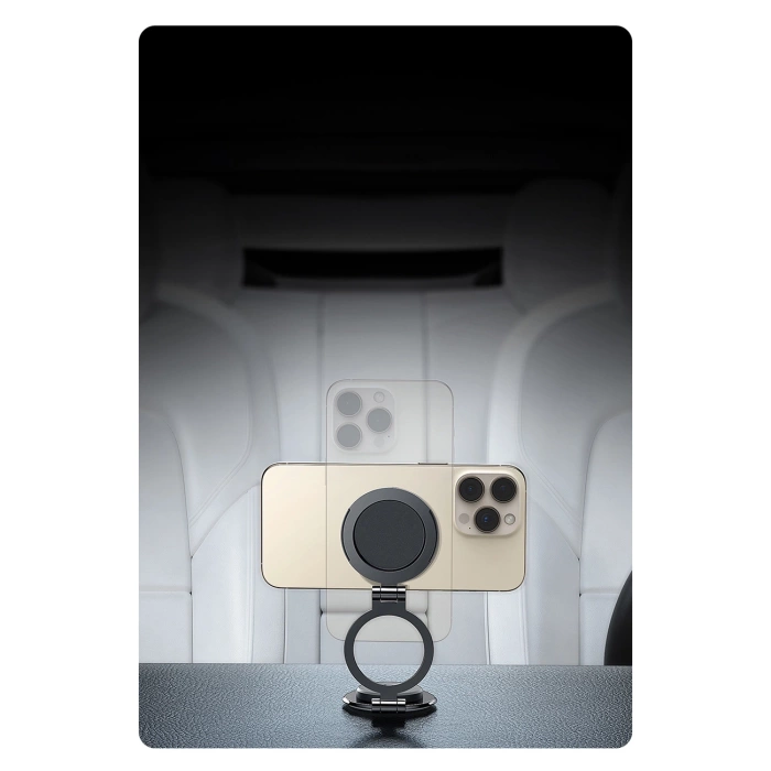 Baseus uchwyt samochodowy MagPro Series II Magnetic Car Mount Stick-on Version czarny