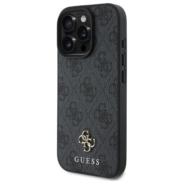 Guess GUHMP16LP4SM4MK iPhone 16 Pro 6.3"  czarny/black hardcase 4G Small Classic MagSafe