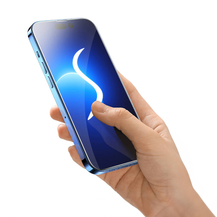 Baseus szkło hartowane do iPhone 14 / 13 Pro / 13 na cały ekran z osłoną na głośnik 0.4mm + zestaw montażowy