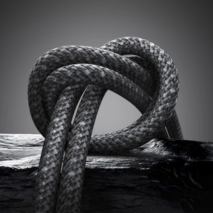 Kabel Joyroom S-A50 Unlimited Series 60W USB-C - USB-C z organizerem magnetycznym 1,2m - szary