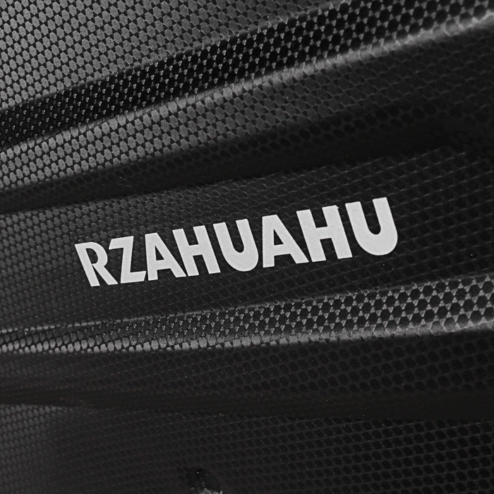 Torba rowerowa WYA36Y7S na bagażnik z długim paskiem i rozszerzanymi kieszeniami bocznymi - czarna