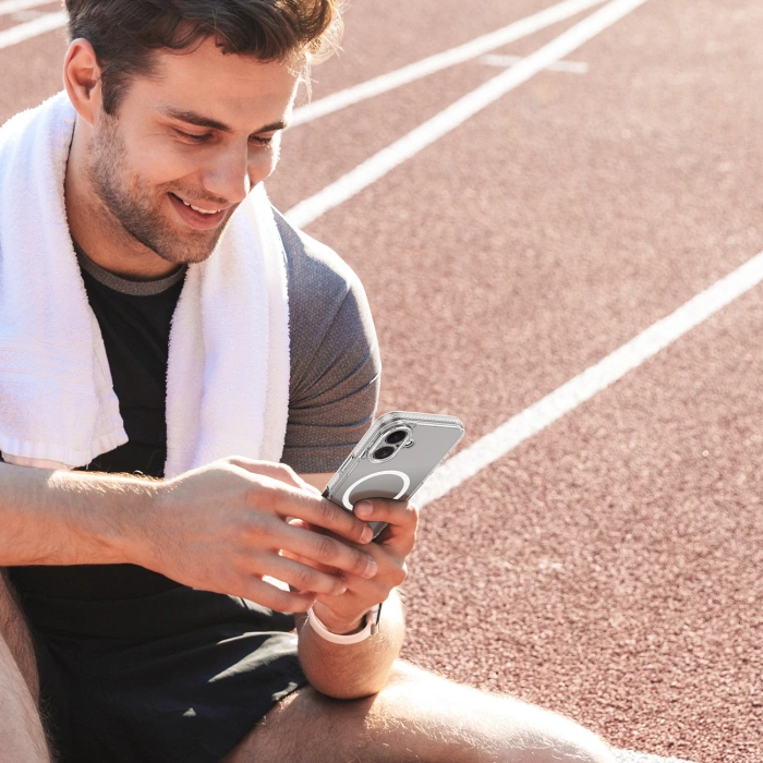 Etui Dux Ducis Clin Mag na iPhone 17 kompatybilne z MagSafe - przezroczyste