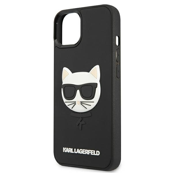 Etui KARL LAGERFELD Apple iPhone 13 Mini 3D Rubber Choupette Czarny Hardcase