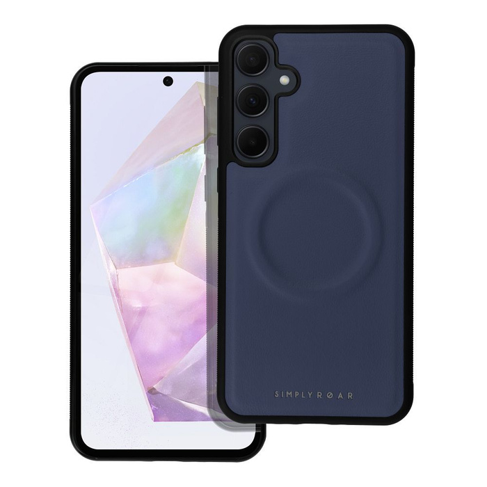 ROAR futerał MAG MORNING do SAMSUNG A35 5G Granatowy
