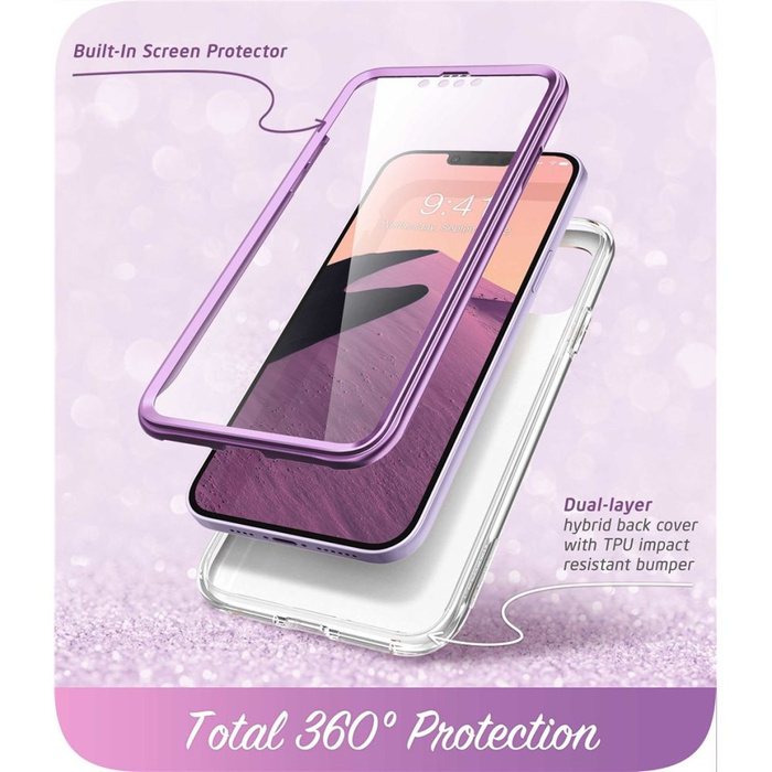 Etui Supcase Cosmo iPhone 14 Plus Marble Purple
