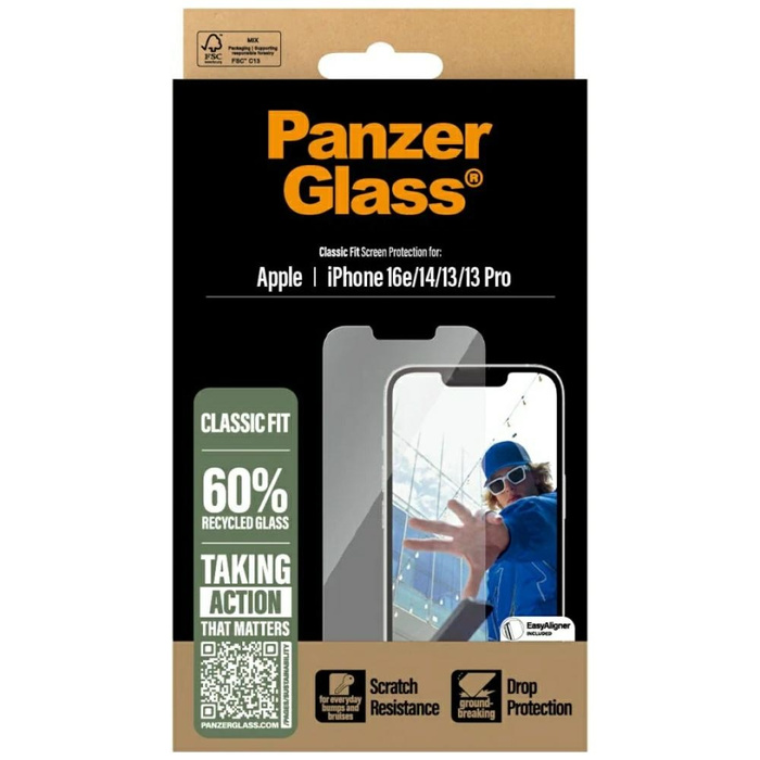 Szkło hartowane PanzerGlass Classic Fit  do iPhone 16e