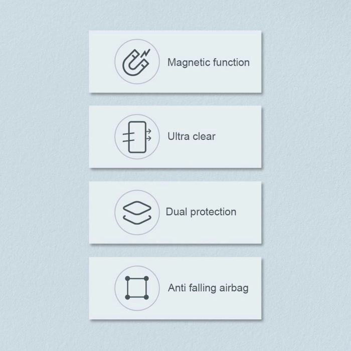 Etui magnetyczne Nillkin Nature TPU Pro do Apple iPhone 14 Plus (białe)