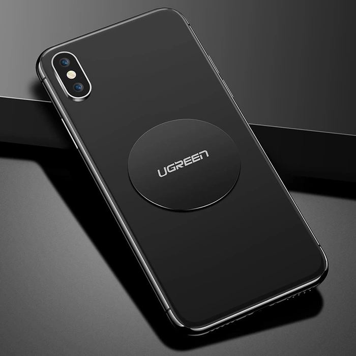 Blaszki do uchwytu magnetycznego Ugreen LP123, 2 sztuki (czarne)