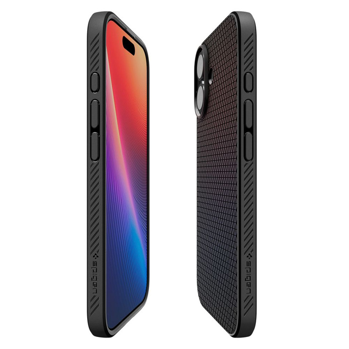 ETUI SPIGEN IPHONE 17 LIQUID AIR MATTE BLACK