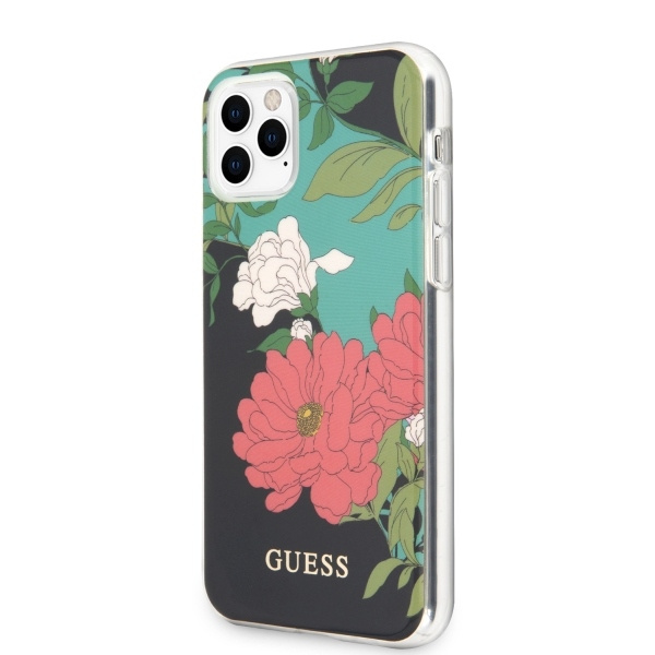 Etui GUESS Apple iPhone 11 Pro Max N°1 Flower Collection Czarny Case