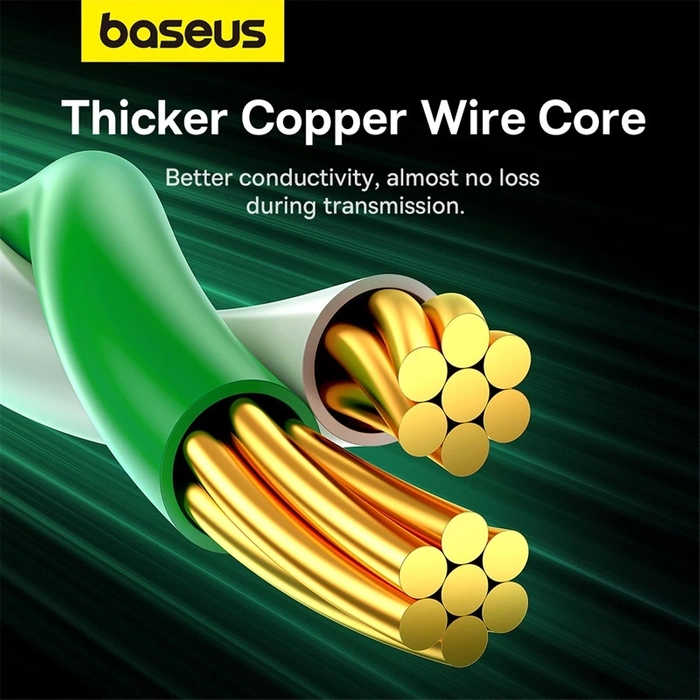 Kabel sieciowy kat. 8 Baseus Ethernet RJ45, 40Gbps, 1,5m (czarny)