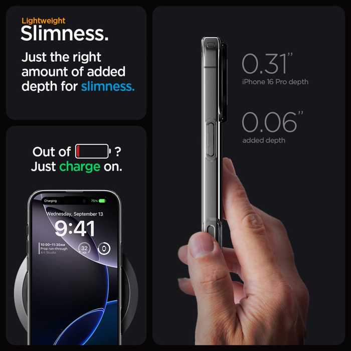 ETUI SPIGEN LIQUID CRYSTAL MAG MAGSAFE IPHONE 16 PRO MAX CLEAR