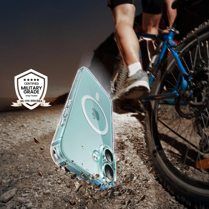 Etui magnetyczne Clear iPhone 16 (przezroczyste)