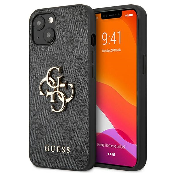 Etui GUESS Apple iPhone 13 4G Big Metal Logo Case Szary Hardcase