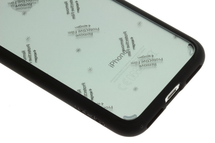 Etui iPhone 7 8 SE 2020 Spigen Ultra Hybrid Black Czarne Case Apple