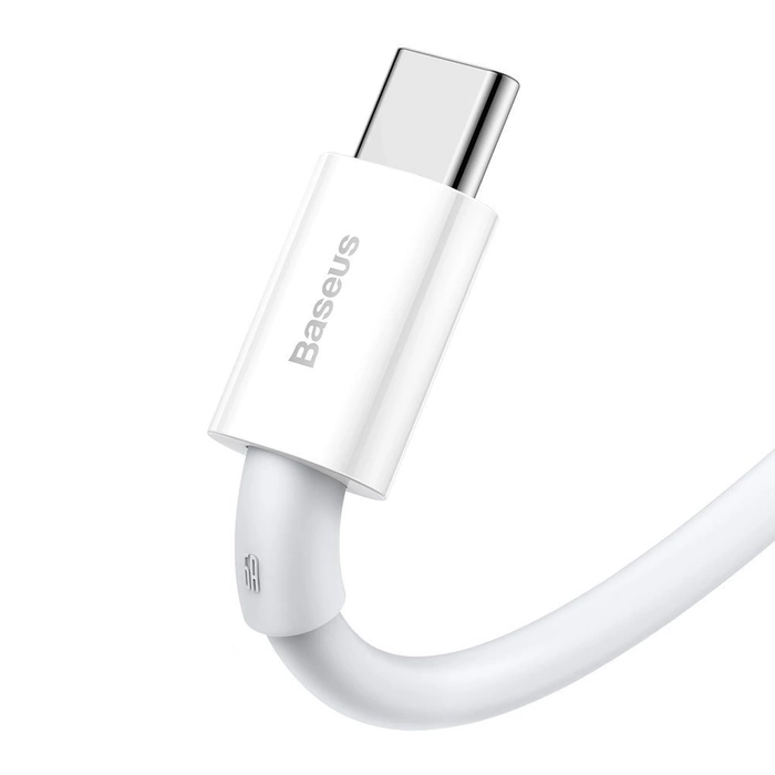 [PO ZWROCIE] Baseus Superior kabel USB - USB Typ C 66 W 6A 2 m Biały (CATYS-A02)