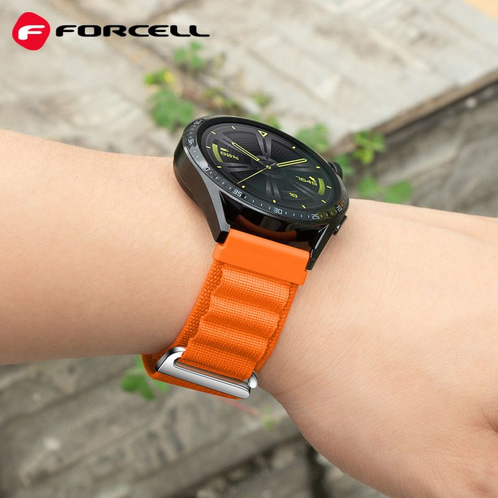 FORCELL F-DESIGN FS05 pasek do SAMSUNG Watch 22 mm pomarańczowy