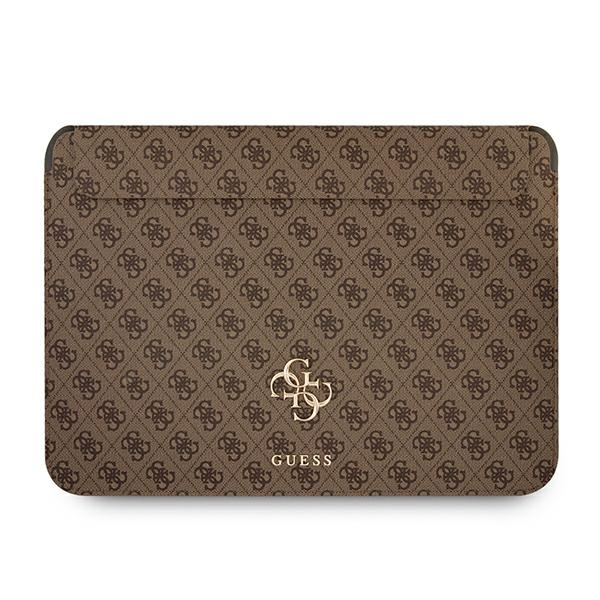 Etui GUESS Laptop Tablet 13 Sleeve 4G Big Logo Brązowy Case