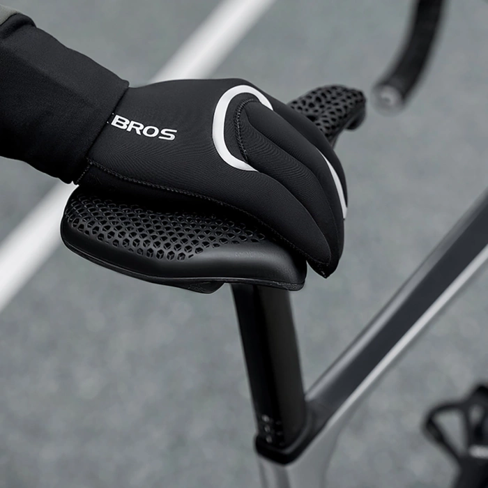 Rękawiczki rowerowe Rockbros pełne, wodoodporne, rozmiar: XXL - czarne