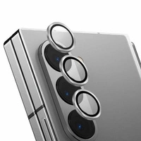 UNIQ Optix Aluminium Camera Lens Protector Sam Z Fold6 F956 shimmer white szkło na obiektyw aparatu z aplikatorem