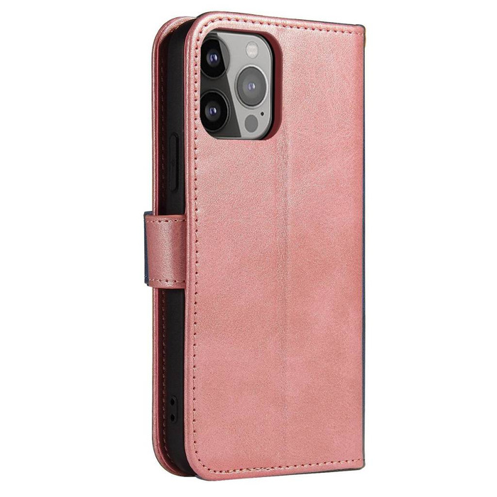 Etui Etui Magnet Case etui do Samsung Galaxy A34 5G pokrowiec z klapką portfel podstawka różowe Case Case