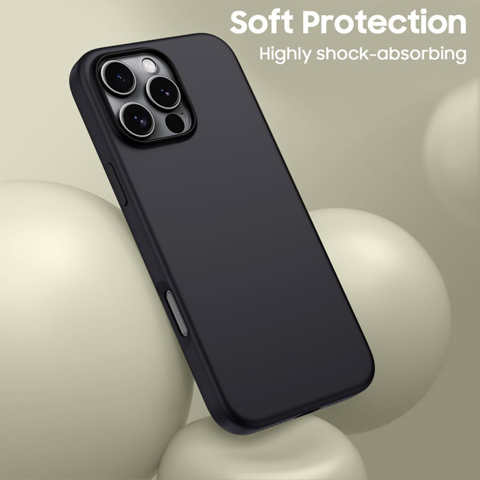 ETUI TECH-PROTECT SILICONE MAGSAFE IPHONE 16 PRO MAX MATTE BLACK